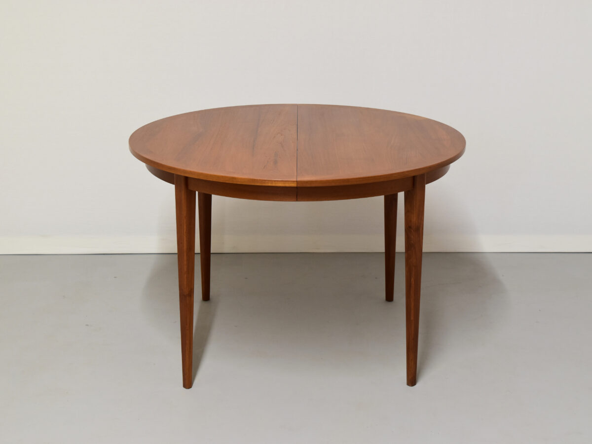 ラウンドテーブル/ダイニングテーブル/エクステンション/チーク