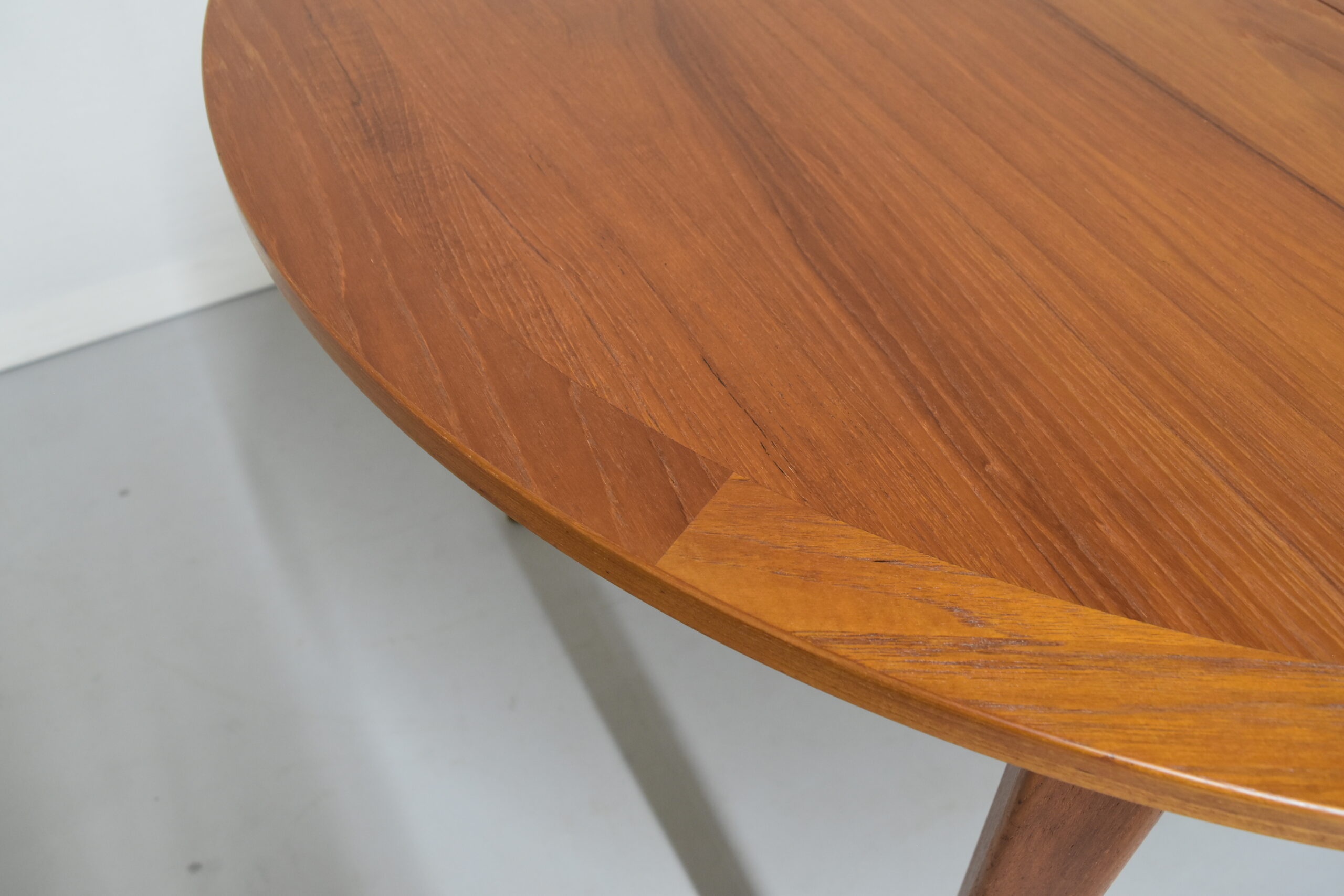 ラウンドテーブル/ダイニングテーブル/エクステンション/チーク - 画像 (5)