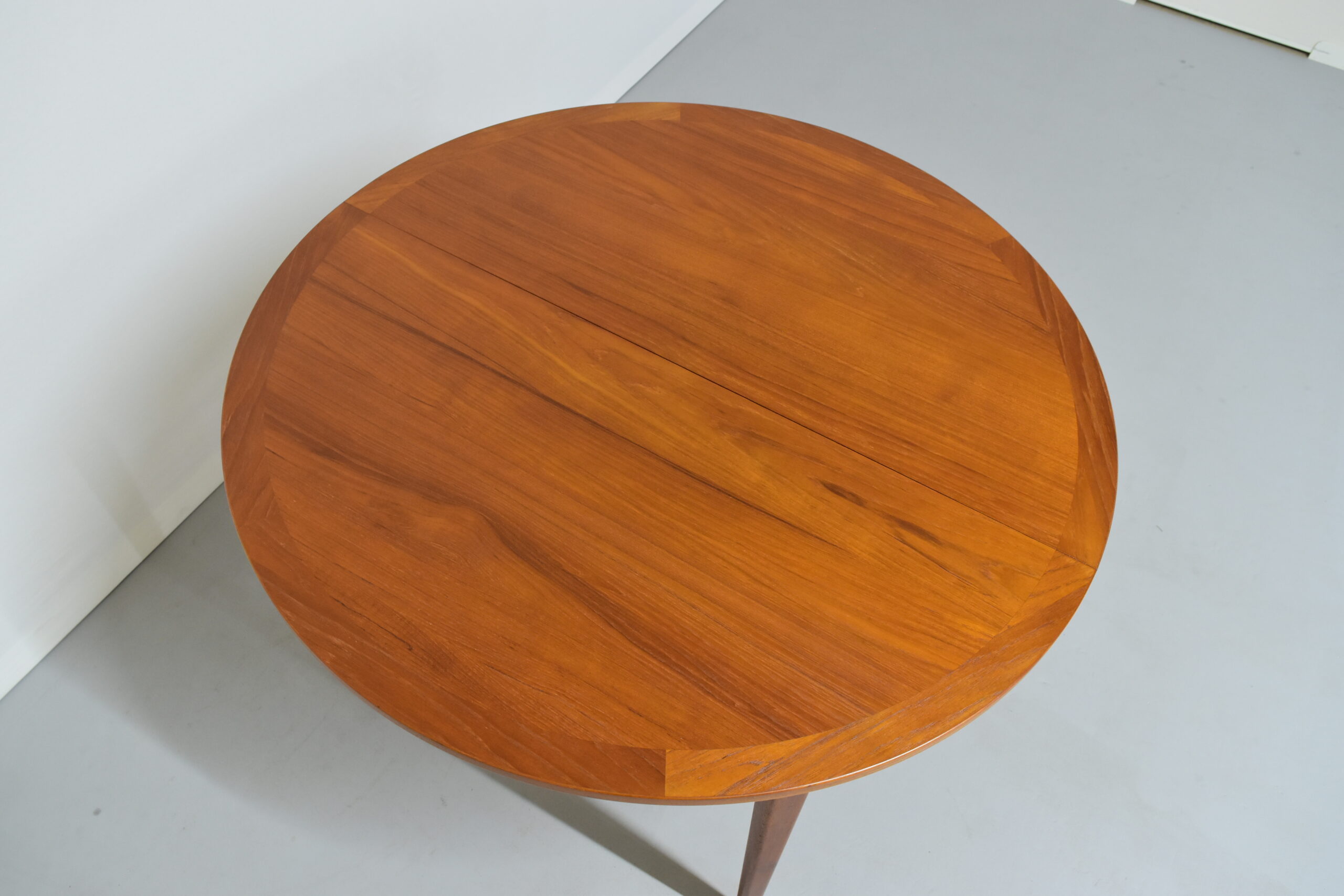 ラウンドテーブル/ダイニングテーブル/エクステンション/チーク - 画像 (7)