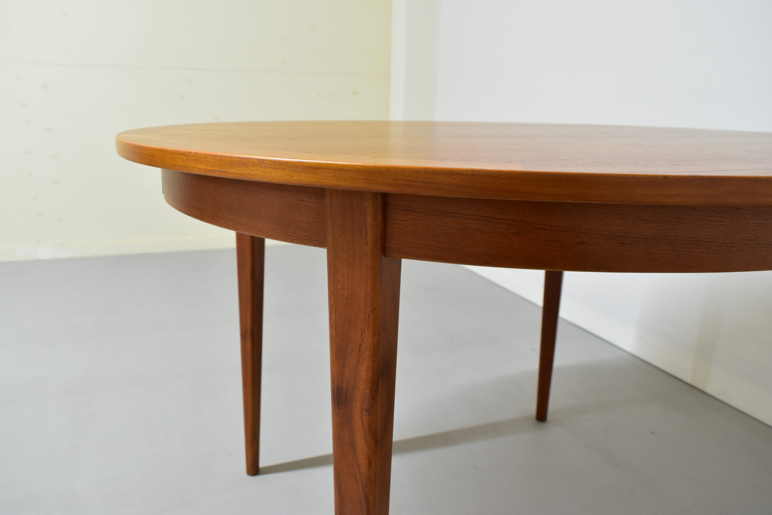 ラウンドテーブル/ダイニングテーブル/エクステンション/チーク - 画像 (6)