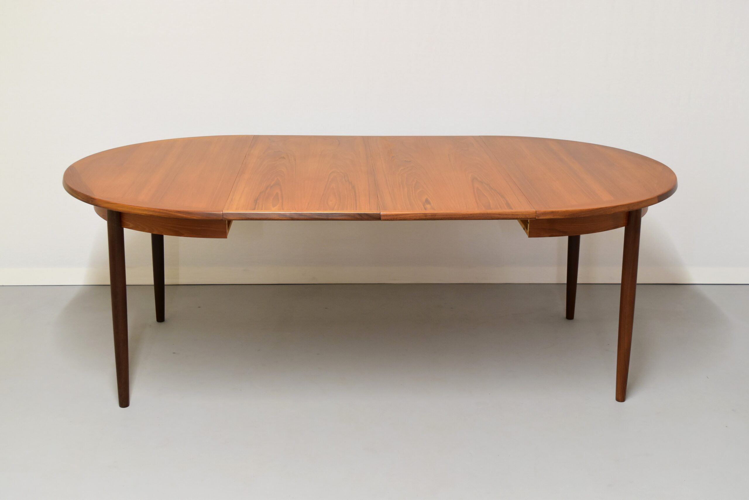 ラウンドテーブル/ダイニングテーブル/エクステンションテーブル/チーク - 画像 (3)