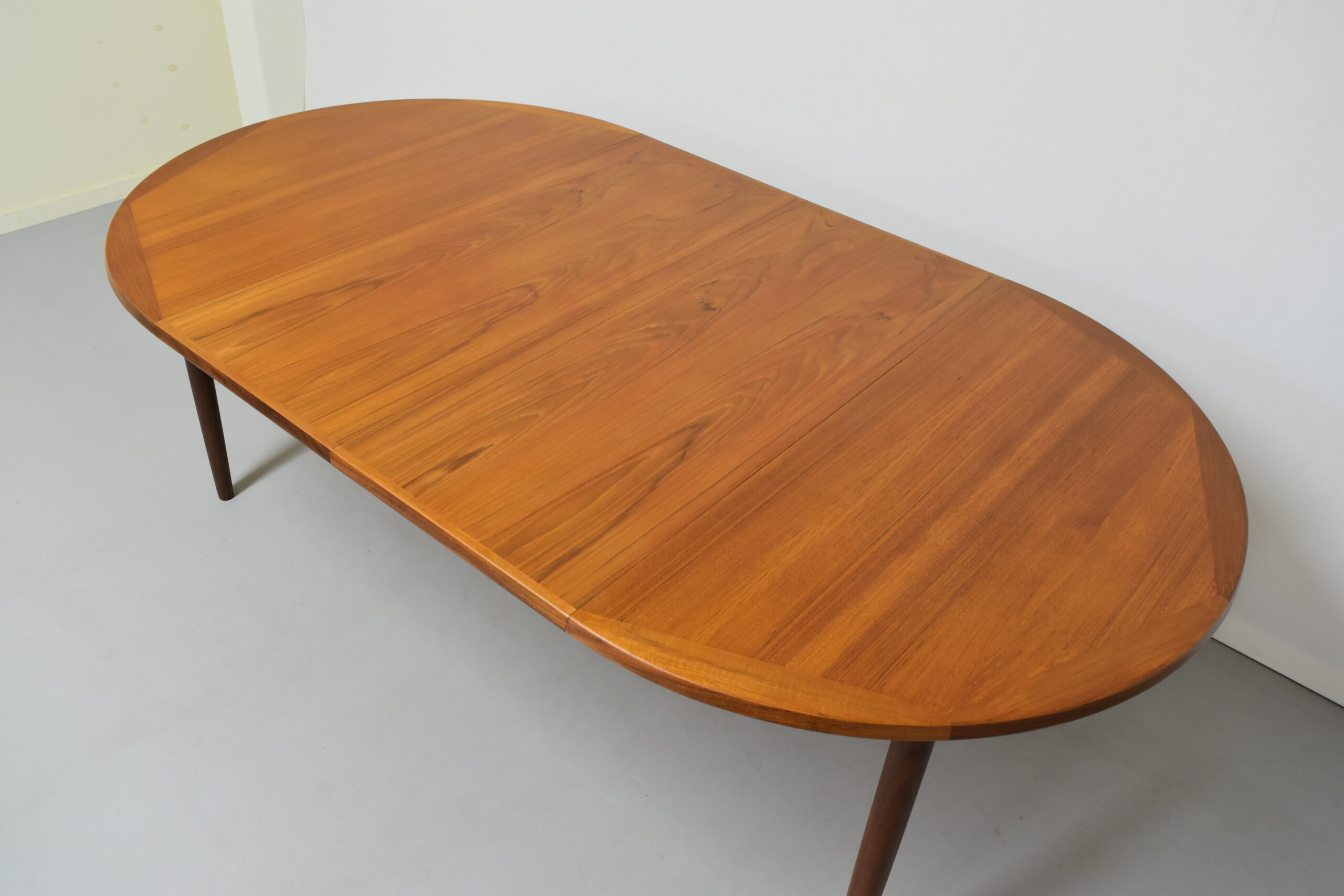 ラウンドテーブル/ダイニングテーブル/エクステンションテーブル/チーク - 画像 (7)