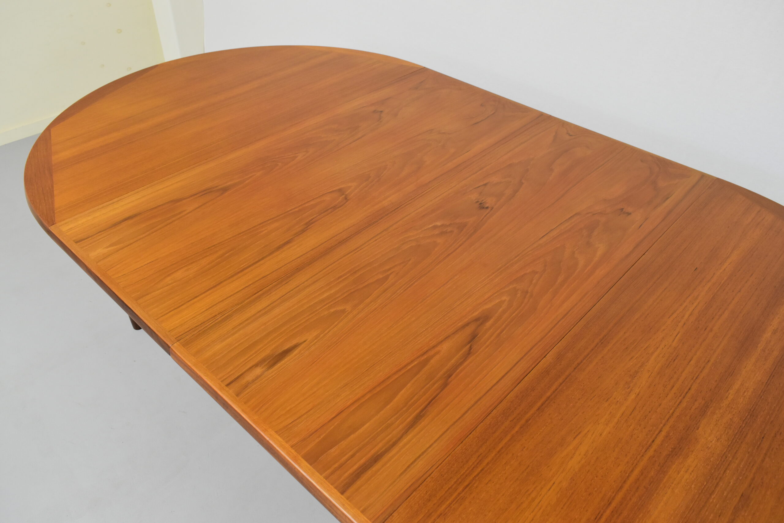 ラウンドテーブル/ダイニングテーブル/エクステンションテーブル/チーク - 画像 (8)