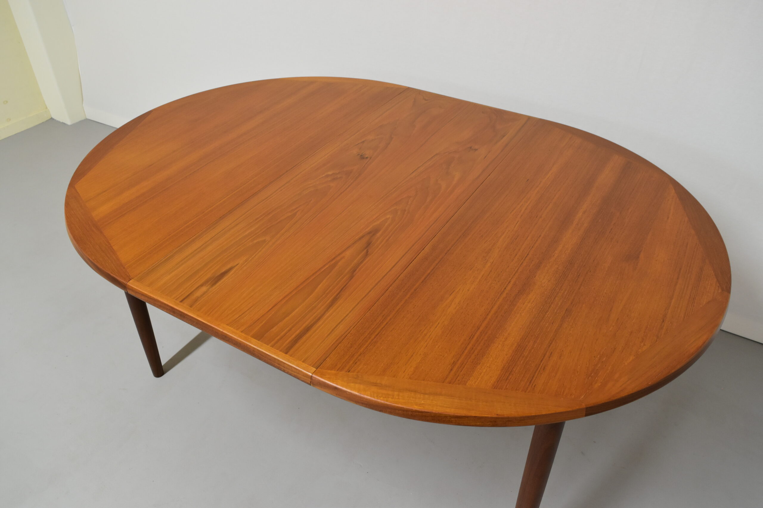 ラウンドテーブル/ダイニングテーブル/エクステンションテーブル/チーク - 画像 (5)