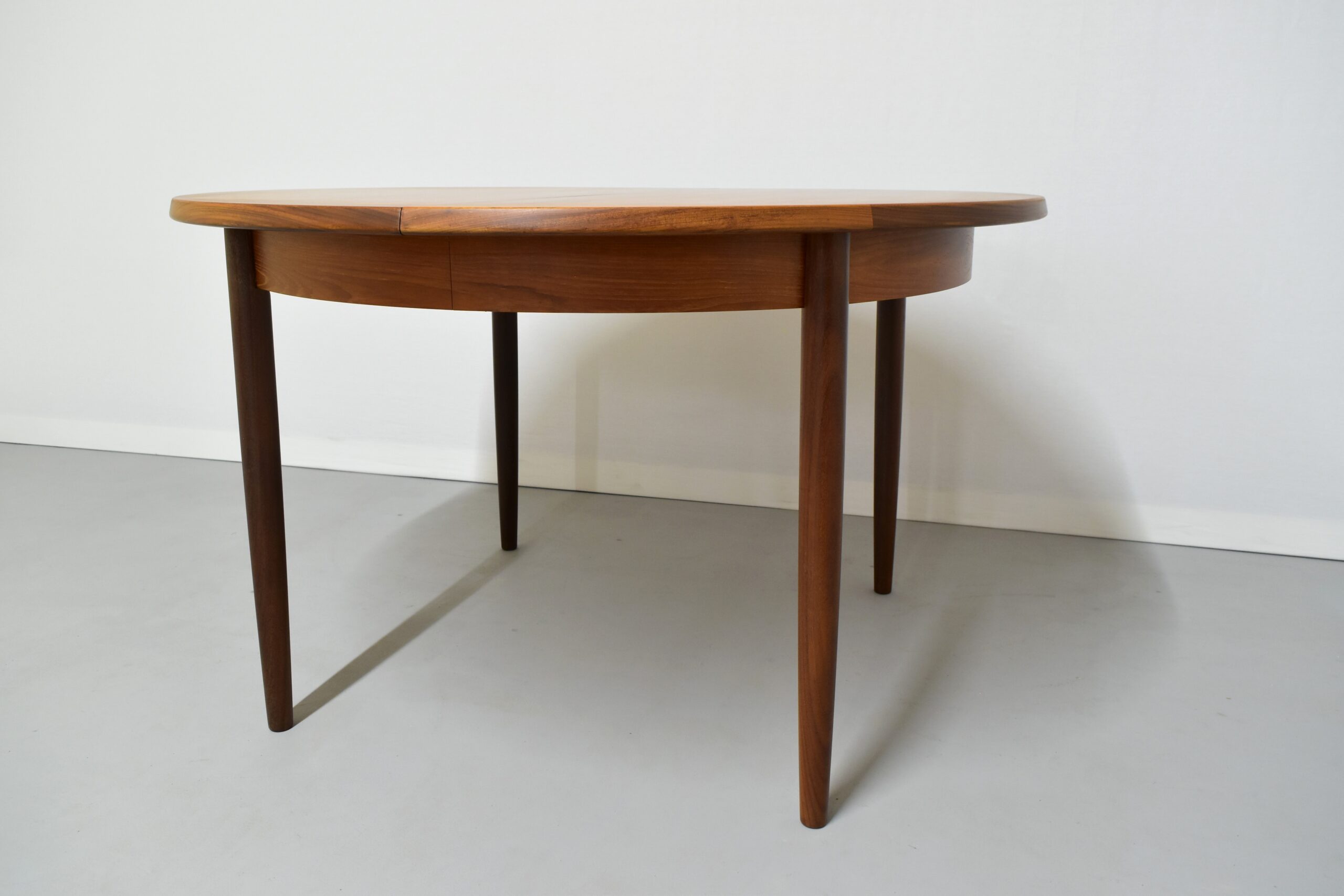 ラウンドテーブル/ダイニングテーブル/エクステンションテーブル/チーク - 画像 (11)