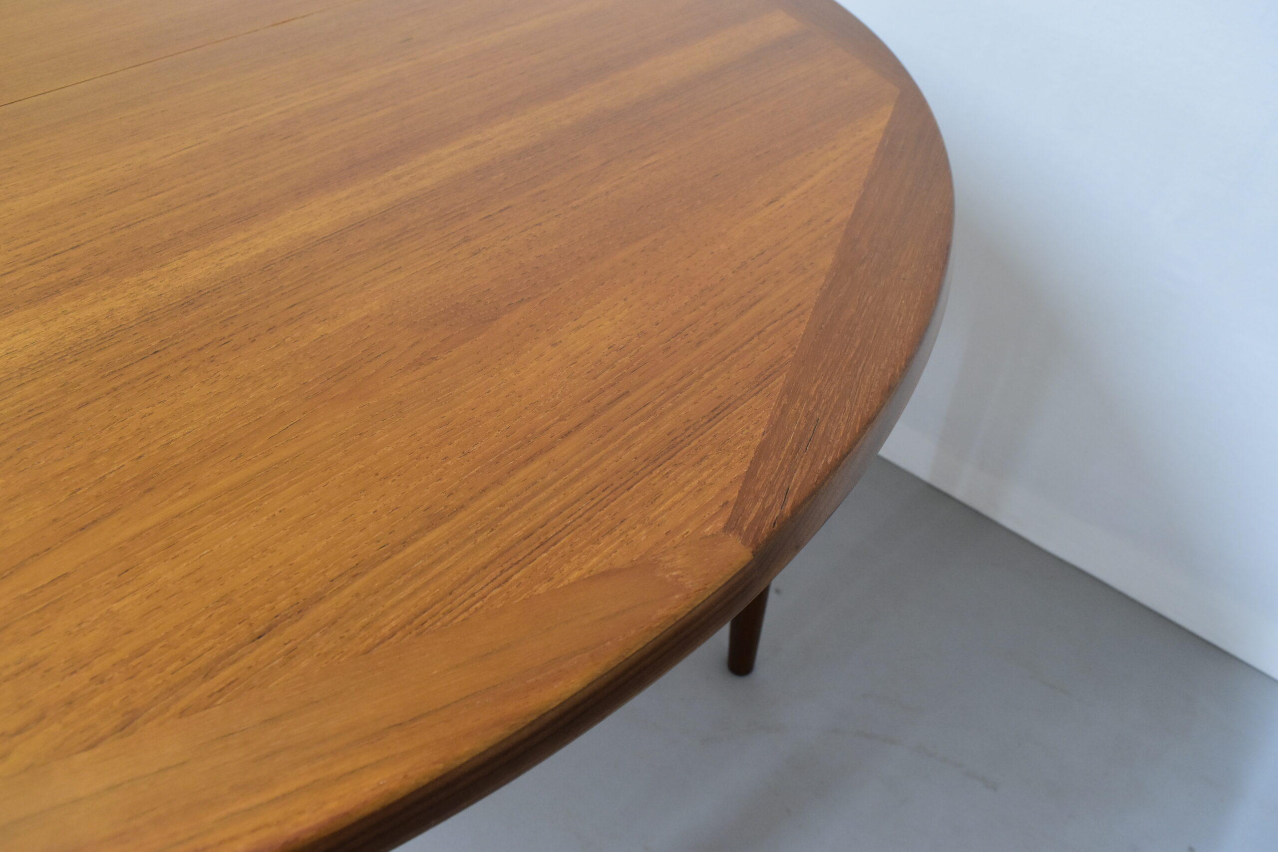 ラウンドテーブル/ダイニングテーブル/エクステンションテーブル/チーク - 画像 (14)