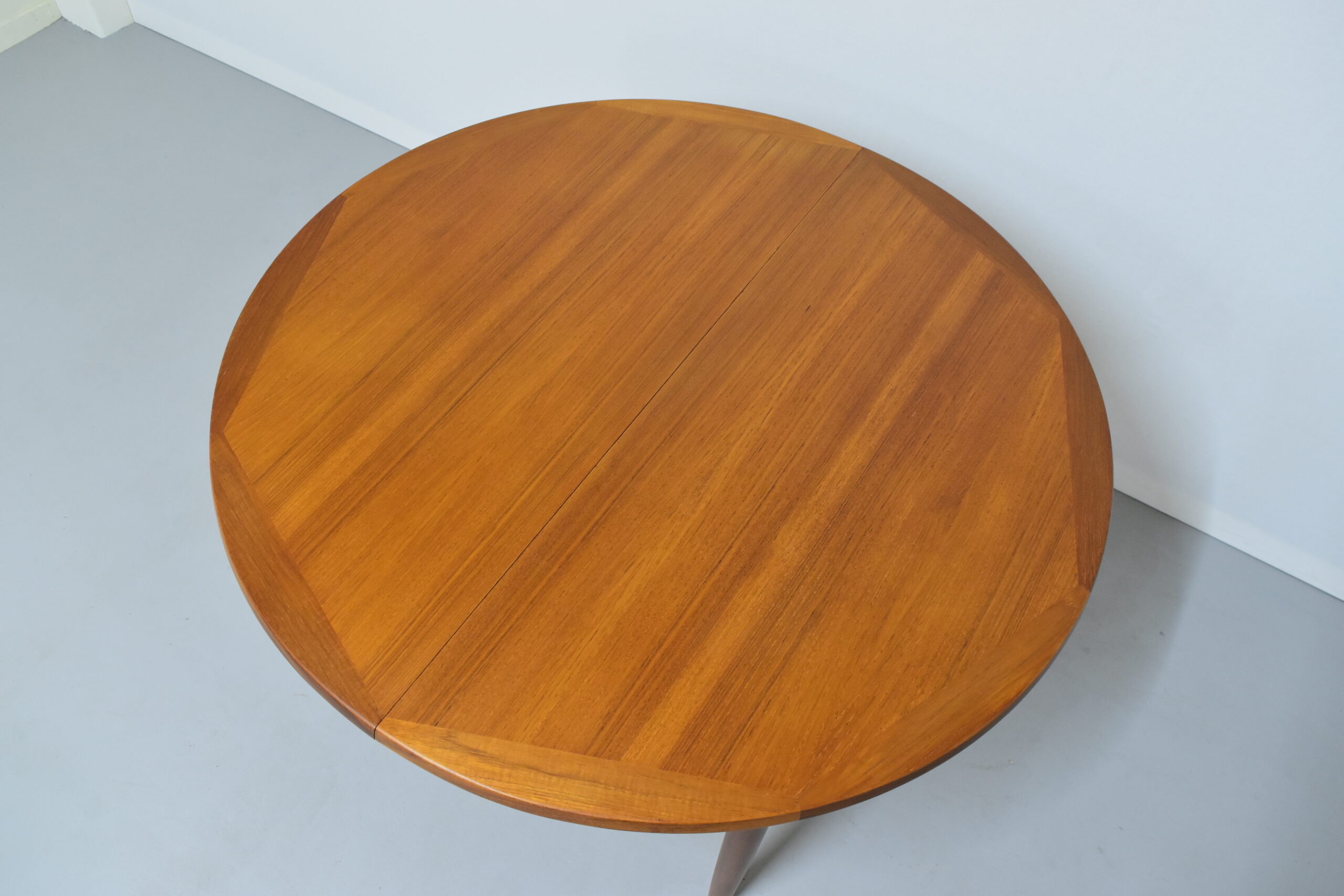 ラウンドテーブル/ダイニングテーブル/エクステンションテーブル/チーク - 画像 (15)